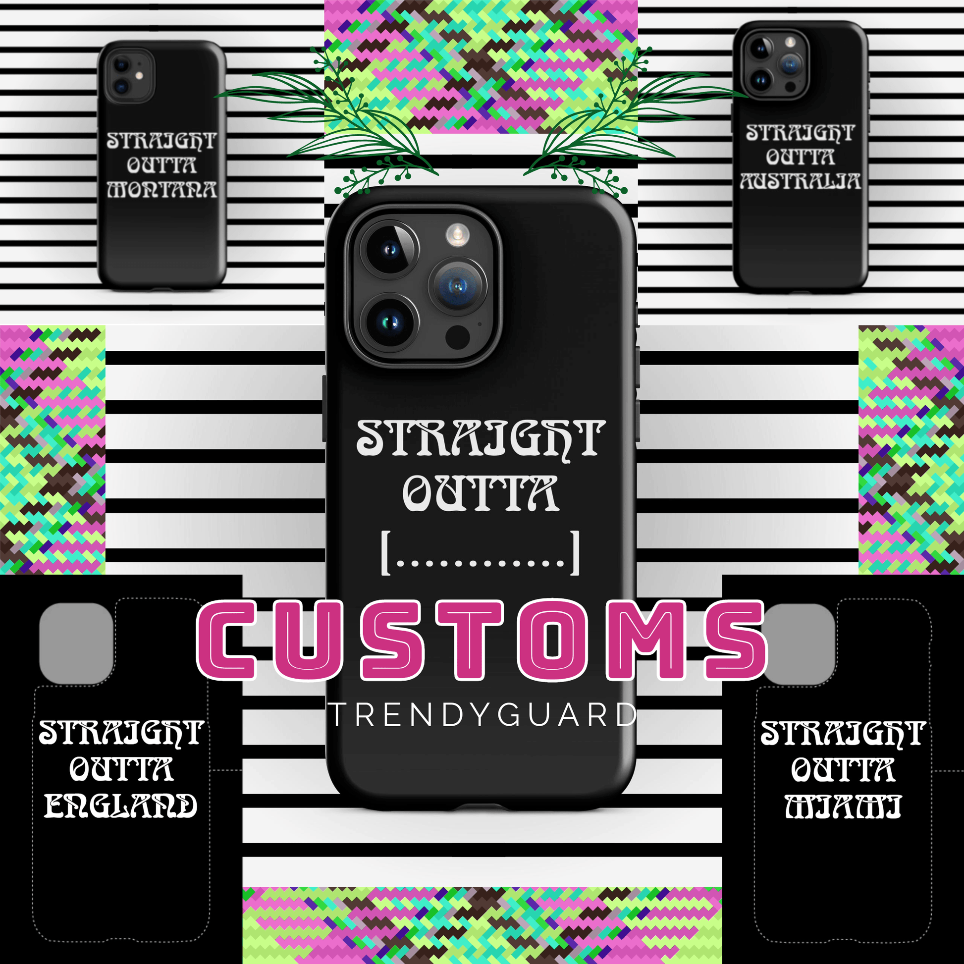 Trendyguard STRAIGHT OUTTA | [Custom] Tough Case for iPhone®