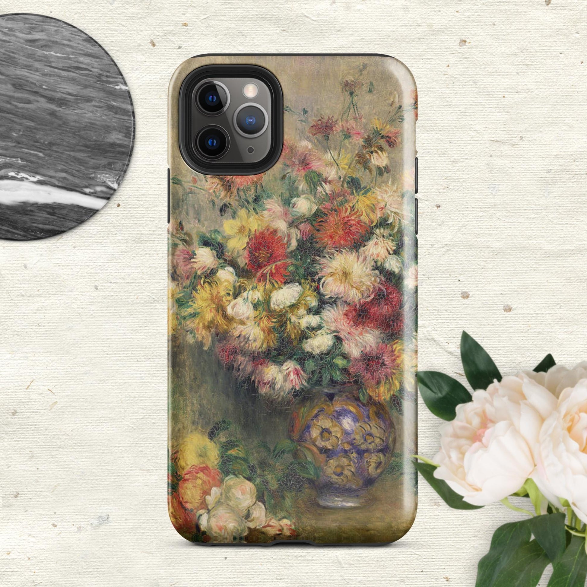 The Hologram Hook Up Glossy / iPhone 11 Pro Max Dahlias Renoir Tough Case for iPhone®