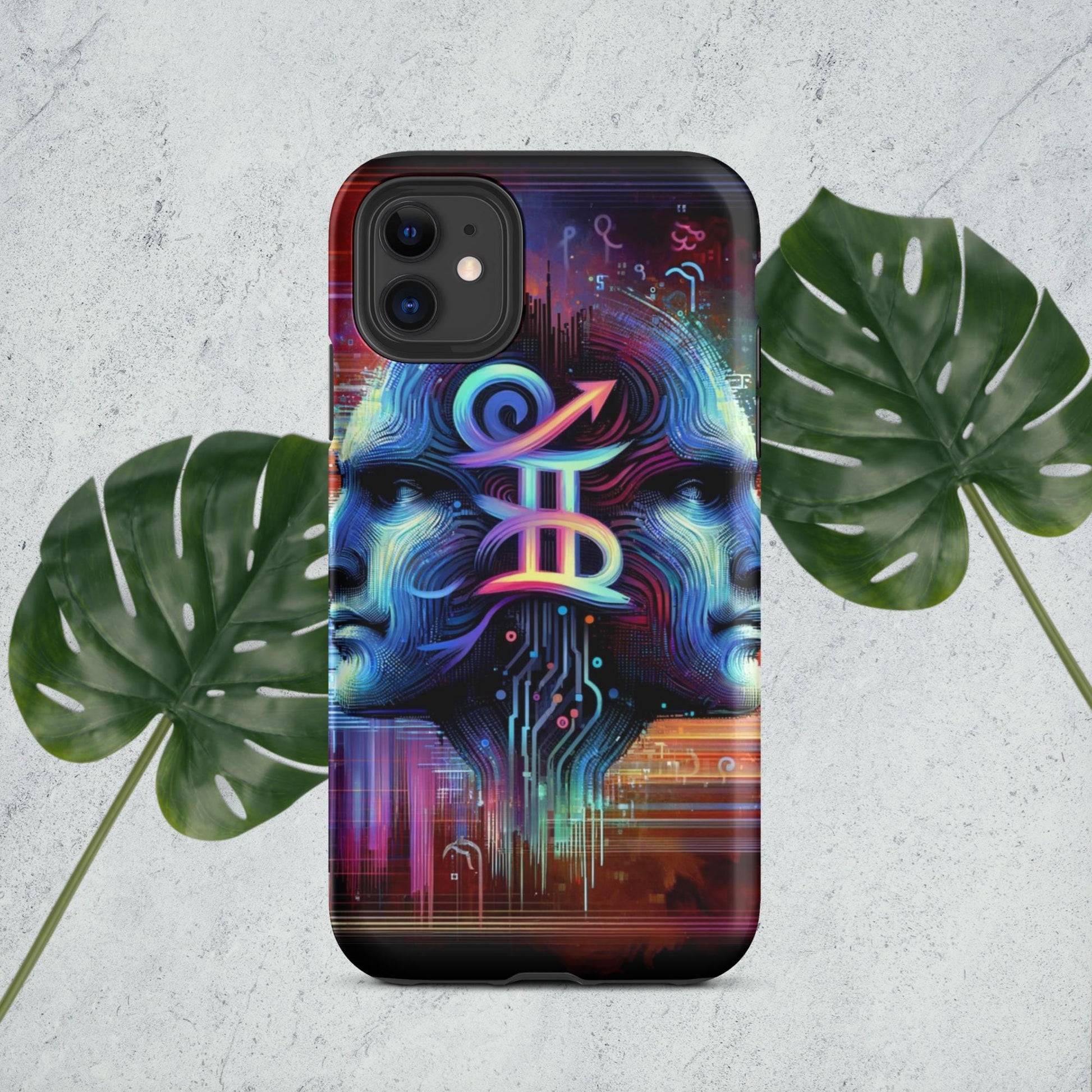 The Hologram Hook Up Matte / iPhone 11 Gemini Tough Case for iPhone®