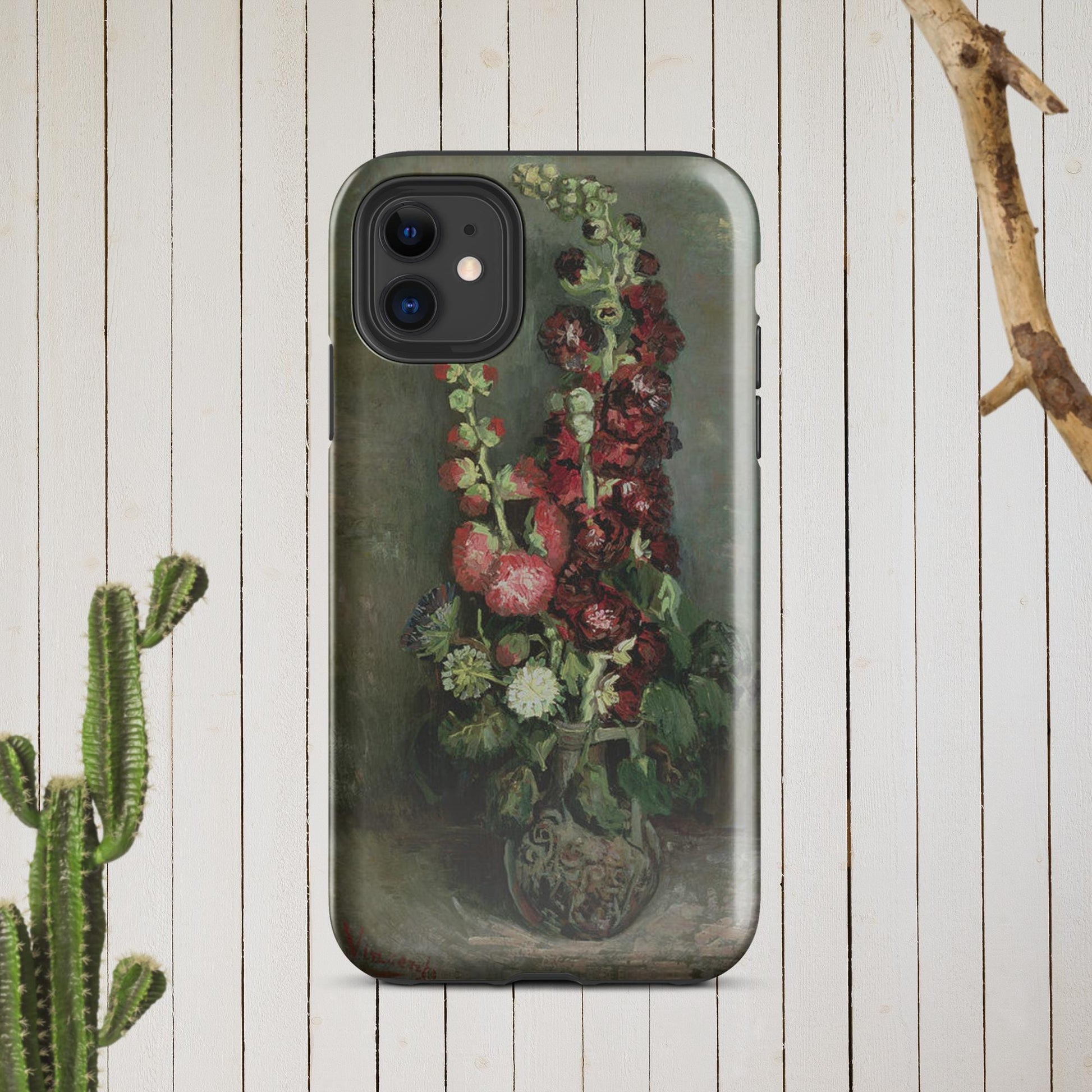 The Hologram Hook Up Vincent's Hollyhocks Tough Case for iPhone®